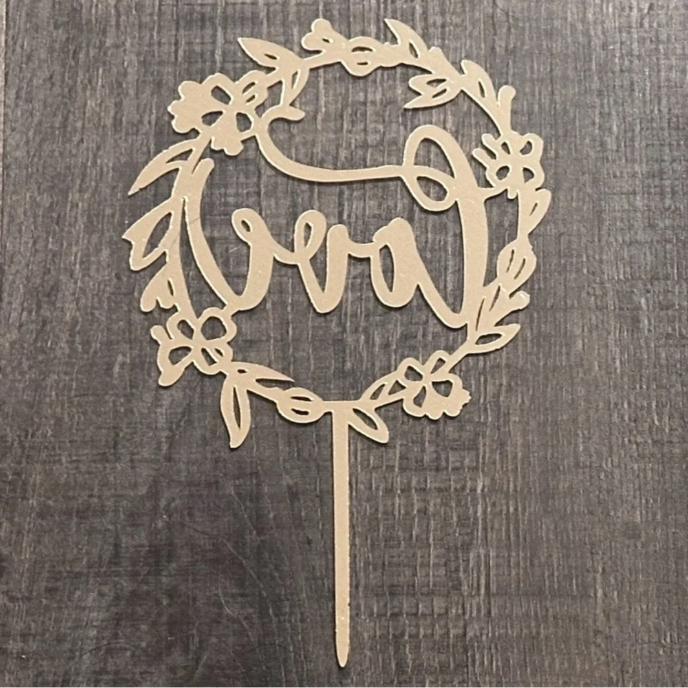 💞 New Gold Love Cake Topper for Valentine’s Day & Other Special Occasions